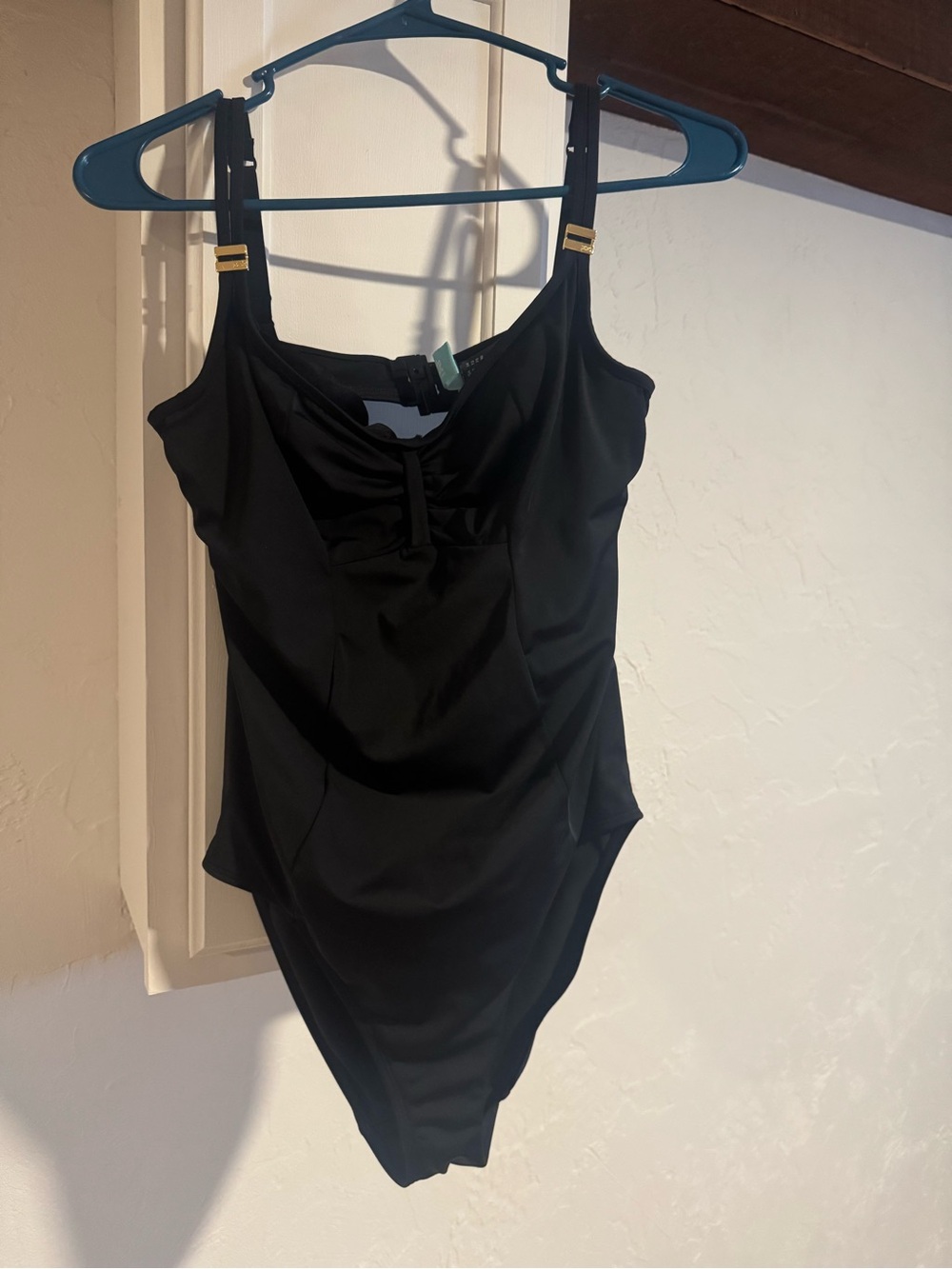Women's Black One-Piece Swimsuit - Classic Tank Style panache